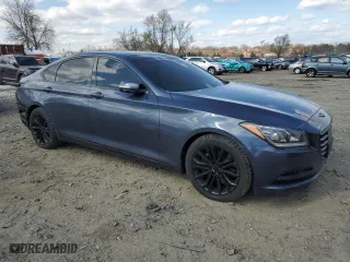 2015 Hyundai Genesis 3.8L with VIN KMHGN4JE7FU049937, listed as a Copart auction lot 50612825 with 79,720 mi miles and Salvage Title. Bid and sale history available at carsss.com. Image 4.