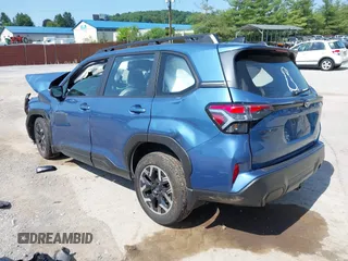 2025 Subaru Forester with VIN JF2SLDAC7SH407416, listed as a IAAI auction lot 42566823 with 13,165 mi miles and . Bid and sale history available at DreamBid. Image 3.