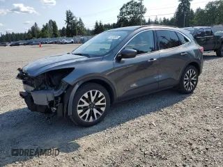 2020 Ford Escape SEL z VIN 1FMCU9H97LUA84299, wystawiony jako Copart lot #59315335 z przebiegiem 65 834 mil mil oraz Szkoda całkowita • Salvage title. Historia ofert i sprzedaży dostępna na DreamBid. Obrazek 1.