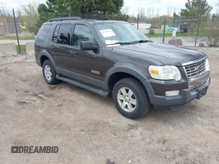 2006 Ford Explorer XLT with VIN 1FMEU73E26UB61439, listed as a IAAI auction lot 42201161 with 257,907 mi miles and . Bid and sale history available at DreamBid. Image 1.