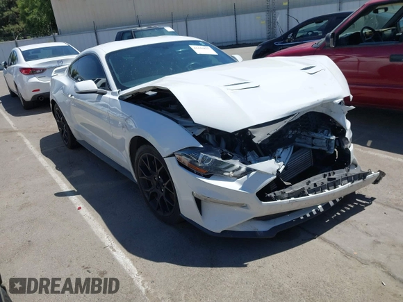 2019 Ford Mustang EcoBoost with VIN 1FA6P8TH4K5131093, listed as a IAAI auction lot 42335837 with 101,244 mi miles and . Bid and sale history available at DreamBid. Image 1.