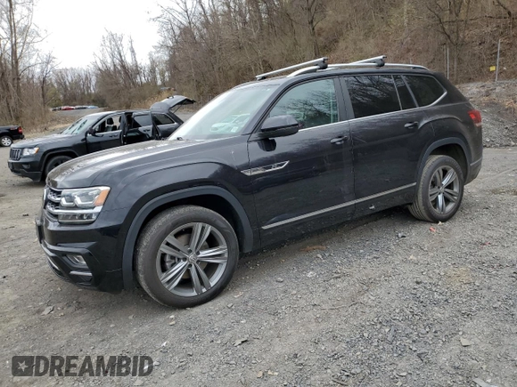 2019 Volkswagen Atlas SEL R-Line с VIN 1V2RR2CA0KC587720, выставлен на аукционе Copart как лот 52920725 с пробегом 61 001 миль миль и Списание • Salvage title. История ставок и продаж доступна на DreamBid. Изображение 1.
