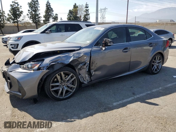 2017 Lexus IS with VIN JTHCM1D28H5017936, listed as a Copart auction lot 54183335 with 29,423 mi miles and Salvage Title. Bid and sale history available at carsss.com. Image 1.