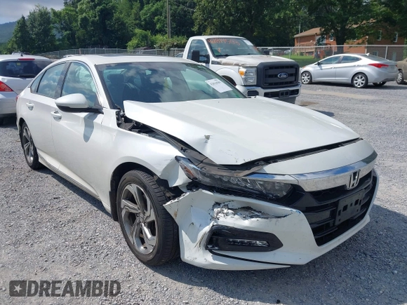 2018 Honda Accord EX-L with VIN 1HGCV1F55JA240858, listed as a IAAI auction lot 42816585 with 75,318 mi miles and . Bid and sale history available at DreamBid. Image 6.