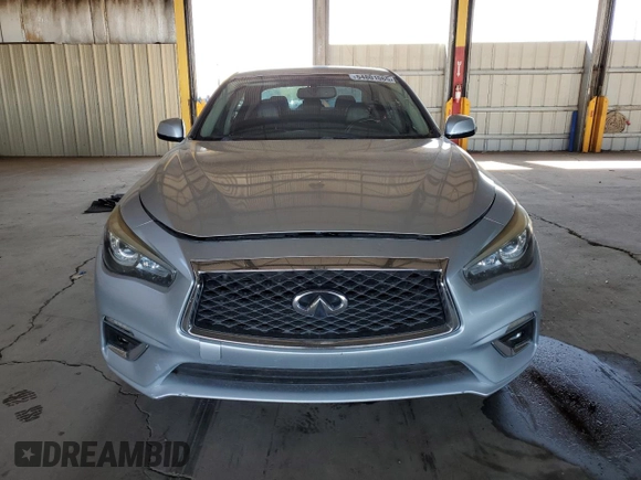 2018 Infiniti Q50 3.0t LUXE with VIN JN1EV7AR5JM441830, listed as a Copart auction lot 54801065 with 126,555 mi miles and Clean Title. Bid and sale history available at carsss.com. Image 5.