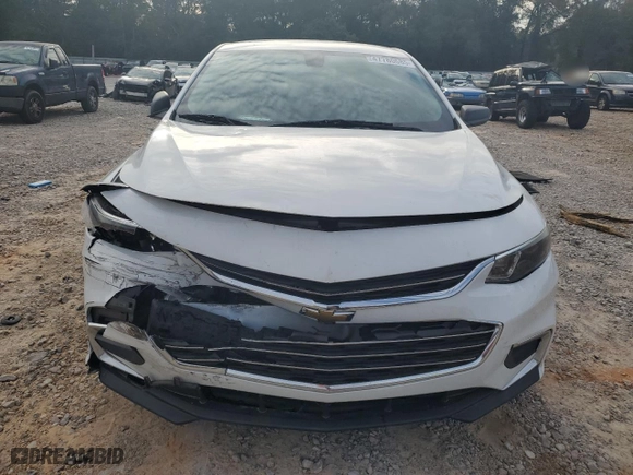 2017 Chevrolet Malibu LS with VIN 1G1ZB5STXHF291159, listed as a Copart auction lot 47780685 with 54,983 mi miles and Salvage Title. Bid and sale history available at carsss.com. Image 5.