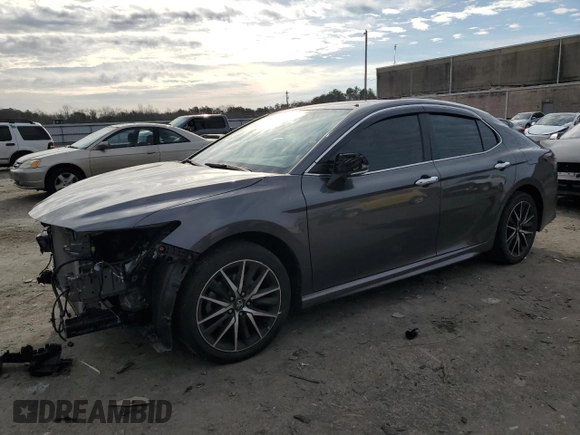 2023 Toyota Camry SE with VIN 4T1G11AK9PU733356, listed as a Copart auction lot 41980075 with 46,117 mi miles and Salvage Title. Bid and sale history available at DreamBid. Image 1.