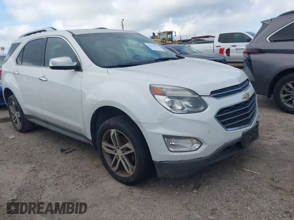 2016 Chevrolet Equinox LTZ z VIN 2GNALDEK5G1160782, wystawiony jako IAAI lot #42575417 z przebiegiem 149 395 mil mil oraz . Historia ofert i sprzedaży dostępna na DreamBid. Obrazek 1.