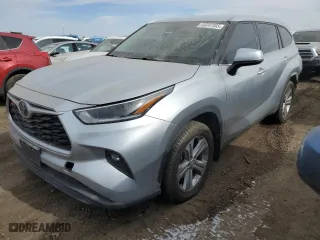 2021 Toyota Highlander L with VIN 5TDBZRBH3MS543822, listed as a Copart auction lot 43247365 with 50,560 mi miles and Salvage Title. Bid and sale history available at carsss.com. Image 1.