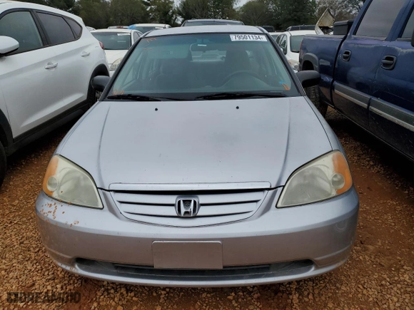 2003 Honda Civic LX with VIN 1HGES16603L006628, listed as a Copart auction lot 79501134 with 185,993 mi miles and Salvage Title. Bid and sale history available at carsss.com. Image 5.