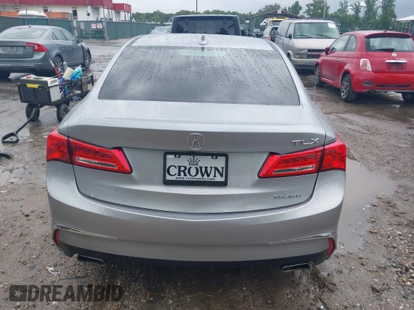 2020 Acura TLX w/Technology Pkg with VIN 19UUB3F49LA003325, listed as a IAAI auction lot 40046774 with 37,801 mi miles. Bid and sale history available at carsss.com. Image 15.