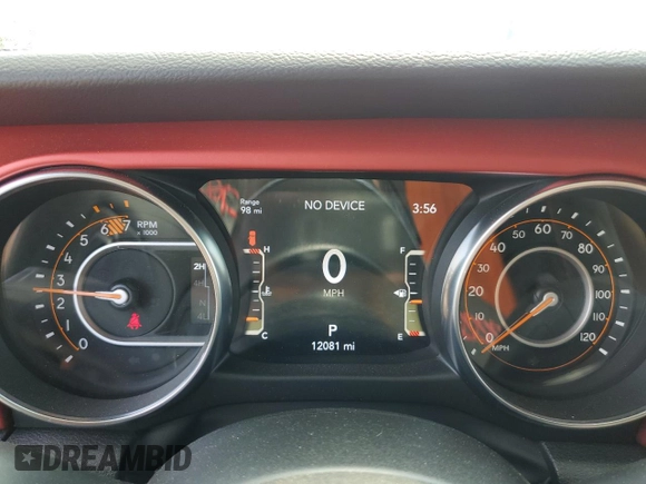 2023 Jeep Wrangler Rubicon with VIN 1C4HJXFG9PW561091, listed as a Copart auction lot 62660834 with 12,081 mi miles and Non Repairable. Bid and sale history available at DreamBid. Image 9.