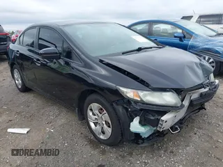 2014 Honda Civic Sedan LX with VIN 2HGFB2F54EH508561, listed as a IAAI auction lot 41922290 with 168,046 mi miles. Bid and sale history available at carsss.com. Image 1.