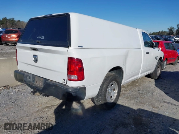 2019 Ram 1500 Classic Tradesman with VIN 3C6JR6DG0KG512237, listed as a IAAI auction lot 41366260 with 212,900 mi miles. Bid and sale history available at carsss.com. Image 4.