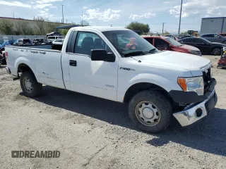 2014 Ford F-150 XL with VIN 1FTNF1ET7EKD39895, listed as a Copart auction lot 73953064 with 271,226 mi miles and Salvage title. Bid and sale history available at DreamBid. Image 4.