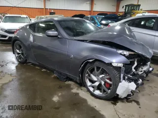 2017 Nissan 370Z Touring with VIN JN1AZ4EH0HM952116, listed as a Copart auction lot 38173744 with 42,901 mi miles and Salvage Title. Bid and sale history available at carsss.com. Image 4.