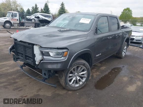 2022 Ram 1500 Laramie with VIN 1C6SRFJT3NN400159, listed as a IAAI auction lot 42167812 with 16,790 mi miles and . Bid and sale history available at DreamBid. Image 20.
