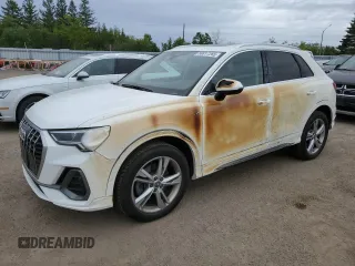 2020 Audi Q3 S line Prestige with VIN WA1FECF3XL1122534, listed as a Copart auction lot 58817265 with 55,305 mi miles and Clean title. Bid and sale history available at DreamBid. Image 1.