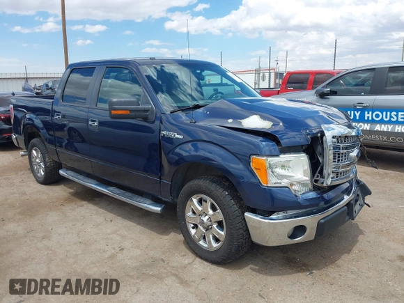 2013 Ford F-150 XL with VIN 1FTFW1CF0DKF09613, listed as a IAAI auction lot 42416505 with 102,413 mi miles and . Bid and sale history available at DreamBid. Image 1.
