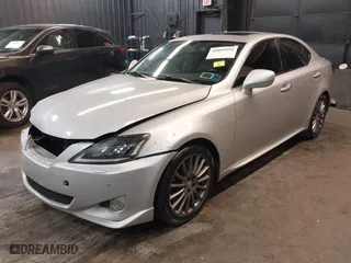 2007 Lexus IS 350 with VIN JTHBE262075015382, listed as a IAAI auction lot 42059352 with 141,993 mi miles. Bid and sale history available at carsss.com. Image 2.