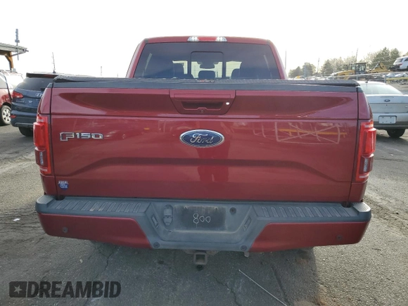 2015 Ford F-150 XLT with VIN 1FTEW1EG1FFC37800, listed as a Copart auction lot 48378485 with 111,996 mi miles and Salvage Title. Bid and sale history available at carsss.com. Image 6.