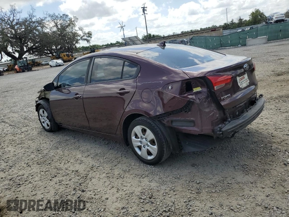 2017 Kia Forte LX with VIN 3KPFK4A79HE139487, listed as a Copart auction lot 51604035 with 62,672 mi miles and Salvage Title. Bid and sale history available at carsss.com. Image 2.