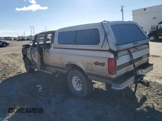 1993 Ford F-150 with VIN 1FTEX14NXPKA30599, listed as a Copart auction lot 84305744 with 0 mi miles and Salvage Title. Bid and sale history available at carsss.com. Image 2.