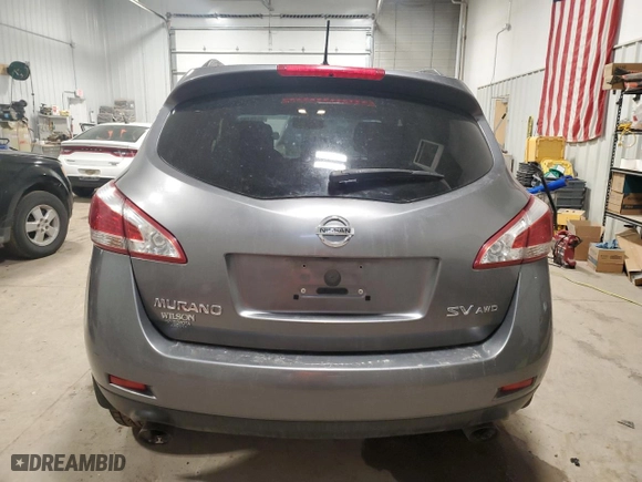 2014 Nissan Murano SL with VIN JN8AZ1MWXEW503493, listed as a Copart auction lot 85761074 with 114,479 mi miles and Salvage Title. Bid and sale history available at carsss.com. Image 6.