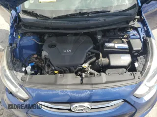 2015 Hyundai Accent GLS with VIN KMHCT4AE7FU935471, listed as a Copart auction lot 55411435 with 87,243 mi miles and Salvage Title. Bid and sale history available at DreamBid. Image 11.