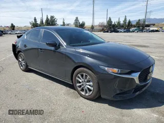 2025 Mazda 3 S with VIN 3MZBPAAM0SM453639, listed as a Copart auction lot 48355455 with 3,589 mi miles and Salvage Title. Bid and sale history available at DreamBid. Image 4.