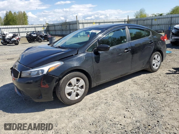 2017 Kia Forte LX with VIN 3KPFK4A70HE055901, listed as a Copart auction lot 54274885 with 159,185 mi miles and Salvage Title. Bid and sale history available at carsss.com. Image 1.