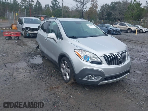 2016 Buick Encore Leather with VIN KL4CJCSB5GB535215, listed as a IAAI auction lot 41190644 with 111,606 mi miles. Bid and sale history available at carsss.com. Image 1.