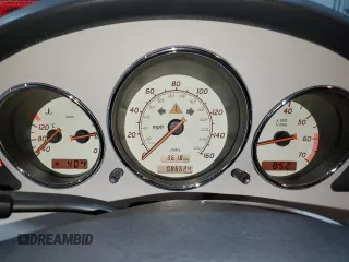 2000 Mercedes-Benz SLK-Class Kompressor with VIN WDBKK47F4YF165805, listed as a Copart auction lot 86942634 with 86,624 mi miles and Salvage Title. Bid and sale history available at carsss.com. Image 9.