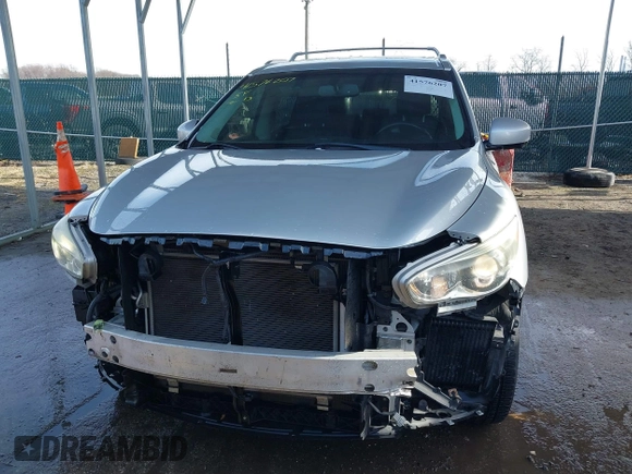 2013 Infiniti JX35 z VIN 5N1AL0MM3DC334693, wystawiony jako IAAI lot #41576207 z przebiegiem 113 677 mil mil oraz . Historia ofert i sprzedaży dostępna na DreamBid. Obrazek 12.