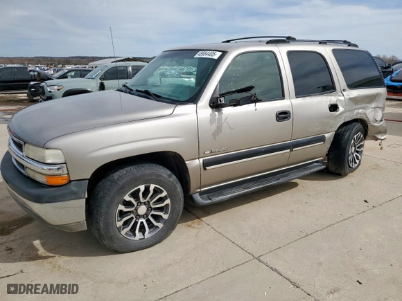 2001 Chevrolet Tahoe LT with VIN 1GNEC13TX1R118666, listed as a Copart auction lot 48984405 with 252,830 mi miles and Salvage Title. Bid and sale history available at carsss.com. Image 1.