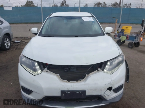 2016 Nissan Rogue S with VIN KNMAT2MT6GP663229, listed as a IAAI auction lot 42095705 with 93,602 mi miles. Bid and sale history available at carsss.com. Image 12.