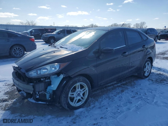 2017 Ford Fiesta SE with VIN 3FADP4BJ4HM159435, listed as a Copart auction lot 45561955 with 123,320 mi miles and Salvage Title. Bid and sale history available at carsss.com. Image 1.