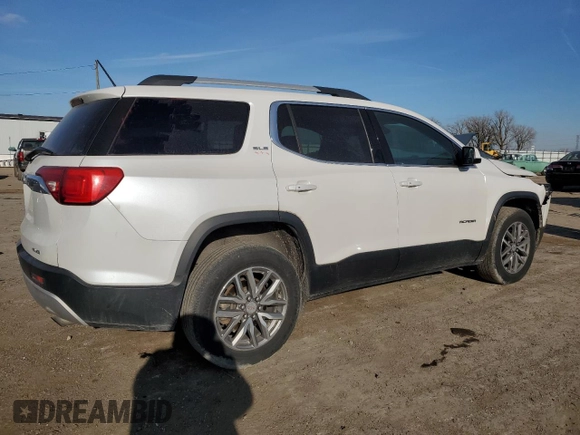 2018 GMC Acadia SLE with VIN 1GKKNSLAXJZ153531, listed as a Copart auction lot 82552974 with 126,986 mi miles and Salvage Title. Bid and sale history available at DreamBid. Image 3.