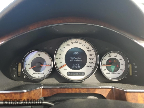 2006 Mercedes-Benz CLS-Class AMG with VIN WDDDJ76X06A016171, listed as a Copart auction lot 76573004 with 60,391 mi miles and Salvage Title. Bid and sale history available at carsss.com. Image 9.