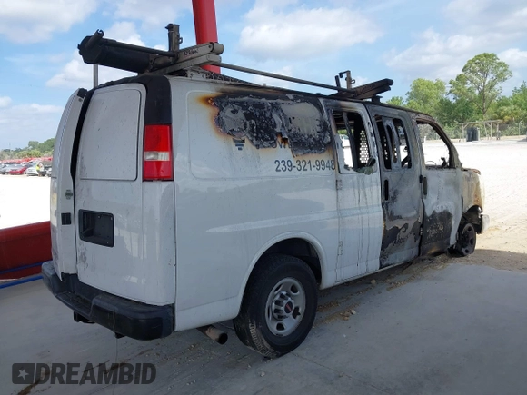 2018 GMC Savana Cargo with VIN 1GTW7AFP2J1312610, listed as a IAAI auction lot 42076819 with Not Provided miles and . Bid and sale history available at DreamBid. Image 4.