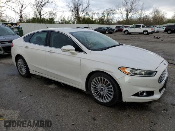 2014 Ford Fusion Titanium with VIN 3FA6P0K91ER175369, listed as a Copart auction lot 52741835 with 134,138 mi miles and Salvage Title. Bid and sale history available at carsss.com. Image 4.