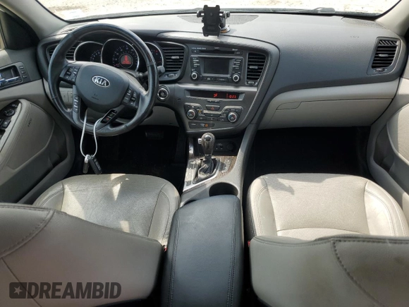 2013 Kia Optima EX with VIN 5XXGN4A76DG124992, listed as a Copart auction lot 61139455 with 97,421 mi miles and Clean title. Bid and sale history available at DreamBid. Image 8.
