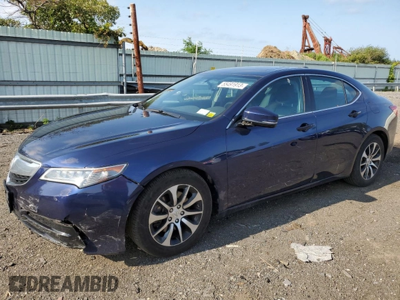 2017 Acura TLX with VIN 19UUB1F34HA008404, listed as a Copart auction lot 55491913 with 66,402 mi miles. Bid and sale history available at carsss.com. Image 1.