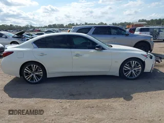 2020 Infiniti Q50 Luxe with VIN JN1EV7AP8LM200846, listed as a IAAI auction lot 41561135 with 45,569 mi miles and . Bid and sale history available at DreamBid. Image 14.