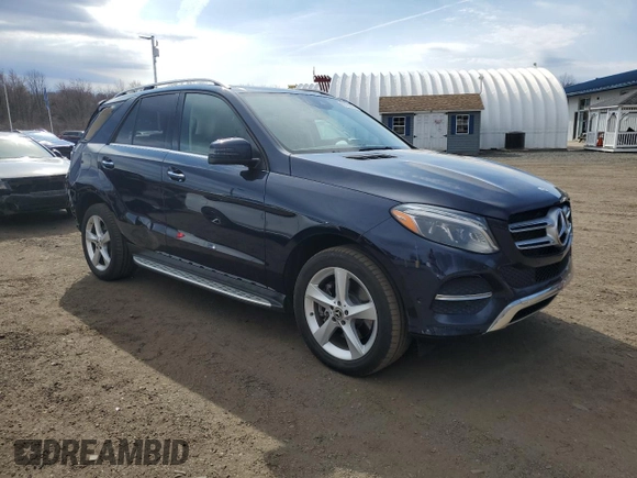 2019 Mercedes-Benz GLE 400 with VIN 4JGDA5GB9KB215933, listed as a Copart auction lot 50123975 with 104,703 mi miles and Salvage title. Bid and sale history available at DreamBid. Image 4.