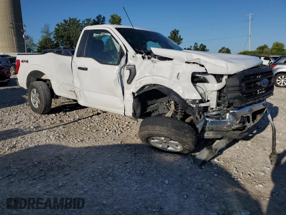 2022 Ford F-150 XL with VIN 1FTMF1EB3NKD73092, listed as a Copart auction lot 66130834 with 48,068 mi miles and Non repairable. Bid and sale history available at DreamBid. Image 4.