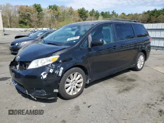 2014 Toyota Sienna LE with VIN 5TDJK3DC3ES072481, listed as a Copart auction lot 55293705 with 224,335 mi miles and Clean Title. Bid and sale history available at carsss.com. Image 1.