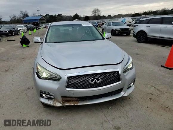 2014 Infiniti Q50 with VIN JN1BV7AP5EM678499, listed as a Copart auction lot 47460365 with 84,286 mi miles and Salvage Title. Bid and sale history available at carsss.com. Image 11.