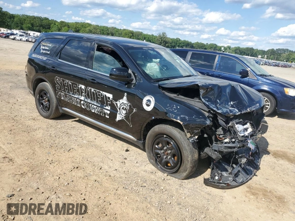 2022 Dodge Durango Special Service with VIN 1C4RDJFG2NC184532, listed as a Copart auction lot 58912345 with Not provided miles and Salvage title. Bid and sale history available at DreamBid. Image 4.
