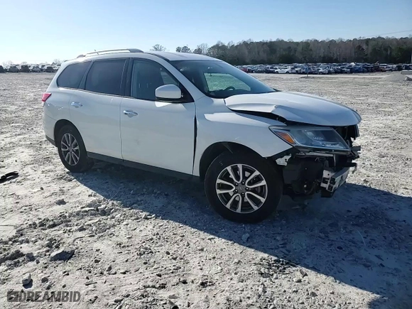2016 Nissan Pathfinder Platinum with VIN 5N1AR2MM2GC642808, listed as a Copart auction lot 48023795 with 175,106 mi miles and Salvage Title. Bid and sale history available at carsss.com. Image 11.